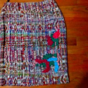 Christian Lacroix skirt measurements 36 waist